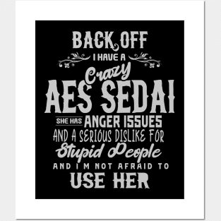 Crazy Aes Sedai (Light) Posters and Art